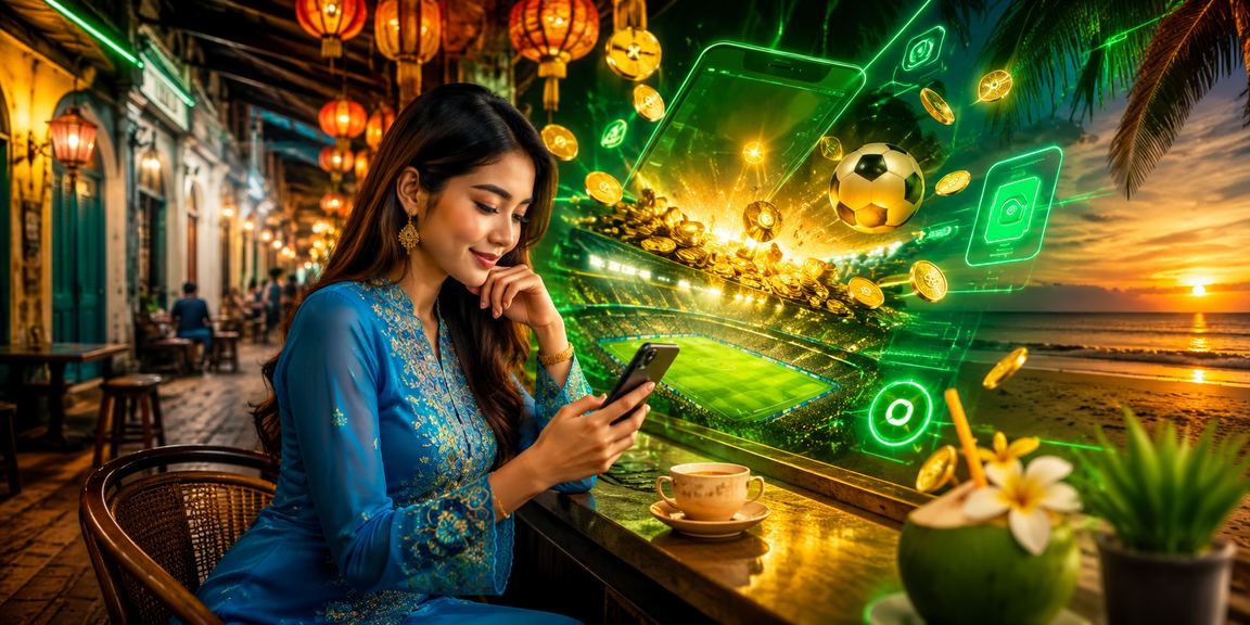 Pengguna Ipoh mengakses kasino mudah alih dengan pakaian baju kurung